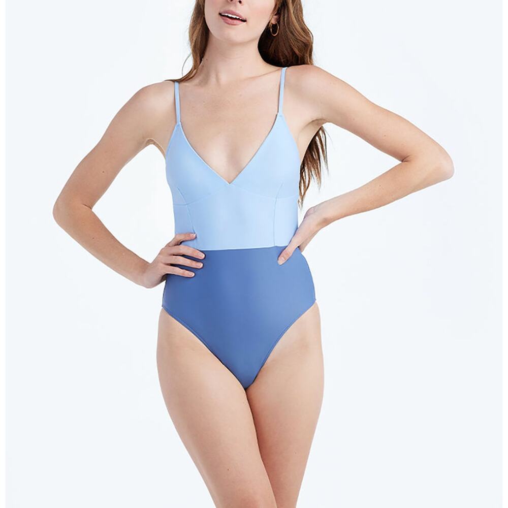 Summersalt The Wave Sky Blue Mountain One Piece Swim Womens 16 - Picture 14 of 15
